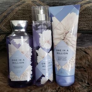 BATH AND BODY WORKS One in a Million 3 piece set